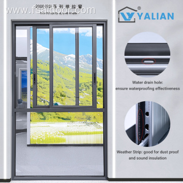 Interior Noiseless Sliding Windows Soundproof Function